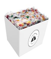 Lollipops - 5lbs of Assorted Flavors of Mixed Fruit Suckers - Bulk Candy, Great for Office, Bank, School, Kids, and Adults Who Want the Finest Swirl Lollipop Candy