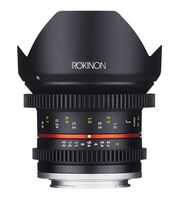 Rokinon Cine CV12M-FX 12mm T2.2 Cine Lens for Fujifilm X-Mount Cameras