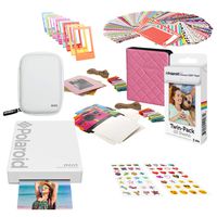Polaroid Mint Pocket Printer (White) Starter Kit with Eva Case