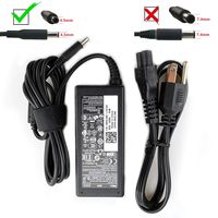 New Laptop Charger 65W watt 4.5mm tip AC Power Adapter with Power Cord for Dell Inspiron 11 13 14 15