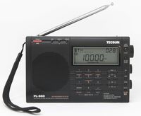 Tecsun PL-660 Portable AM/FM/LW/Air Shortwave World Band Radio with Single Side Band, Black