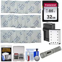 Essentials Bundle for SeaLife DC1400 HD Underwater Digital Camera with Silica Gel + 32GB Card + Tactical LED Torch + Battery + Charger + Accessory Kit