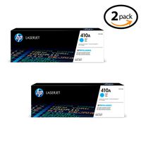 HP 410A | CF411A | Toner Cartridge | Cyan - 2 Pack