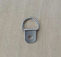 Handle Loop Clip Ring Nickel Plate Saddle chap dring 10 Pack