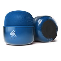 Mini Bluetooth Speaker with FM Radio - an Elegant Small Speaker with a Big 5W Sound. Wireless Speaker for iPhone, iPad, Smartphone. Pocket Size Portable (Blue)
