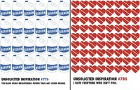 Quiplip Funny Birthday Cards Unsolicited Inspirations, 6-Pack (UI07166PCK)