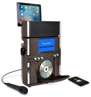 Akai KS800-BT Bluetooth Front Load CD&G Karaoke System, Black