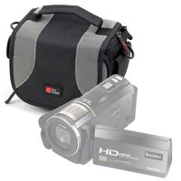 DURAGADGET Portable Carry Case with Padded Interior and Shoulder Strap - Suitable for Canon VIXIA HF R800 Camcorder