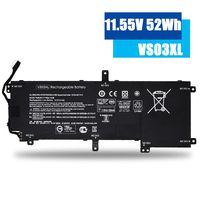 EMAKS Compatible with VS03XL Battery HP Envy 15-AS000 Series: 15-as068nr 15-as133cl 15-as020nr 15-as014wm 15-as105tu 15-as043cl 15-as027cl and More 849047-541 849313-850 856HSTNN-UB6Y VS03052XL-PR