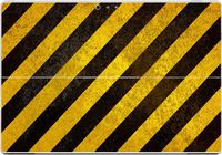 Rustic Black and Yellow Surface Pro 3 Vinyl Decal Sticker Skin by Demon Decal