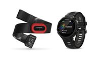 Garmin Forerunner 735XT Bundle, Multisport GPS Running Watch with Heart Rate, Includes HRM-Run Monitor, Black/Gray
