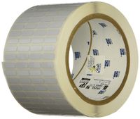 Brady THT-14-717-10 High-Temperature ESD Industrial Polyimide Barcode Label, Gloss, 0.200" H x 0.650" W, White, 4 Quantity per Row, 10000/Roll (Pack of 10000)