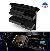 MX Auto-Salient Console Organizer for Select Ford Trucks & SUVs-Compatible with |Ford F150 (2015-2020) | F250, F350, Raptor (2017-2020) | Expedition (2018-2020) | Fits ONLY Vehicle w Bucket Seats