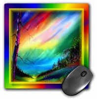 3dRose LLC 8 X 8 X 0.25 Inches Colorful Landscape Mouse Pad (mp_24123_1)