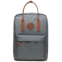 KAUKKO Stylish Oxford Fabric Backpack Travel Rucksack lightweight Hiking Bag Satchel (07-2-grey)