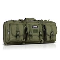 Savior Equipment American Classic Tactical Double Short Barrel Rifle Gun Case Firearm Bag - Suitable for Subgun Bullpups Carbine Shotgun SMG SBR AR AK Pistol, Available Length in 24" 28" 32"