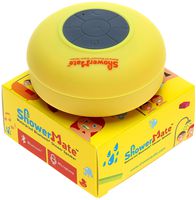 Shower-Mate S4 Water Resistant Built-in Hands-Free Bluetooth Portable Shower Speaker for Smartphones and Tablets - Yellow