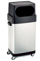 Seville Classics 17-Gallon UltraHD Commercial Stainless Steel Trash Bin