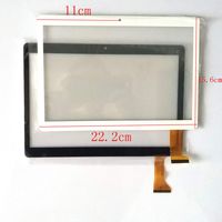Black Color EUTOPING R New 10.1 inch CEO-1001-JTY Camera Hole 11cm Touch Screen Digitizer Replacement for Tablet