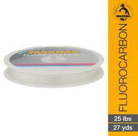 Maxima Fishing Line Leader Wheel, Fluorocarbon, 25-Pound, 27-Yard