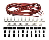 Apex RC Products JR Style Servo Extension Kit W/ 10 Pairs of Connector Plugs & 15' 22Awg Servo Wire 1226