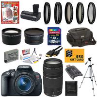 Opteka Battery Pack Grip / Vertical Shutter Release for Canon EOS Digital Rebel XTi & Rebel XT