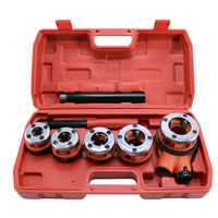 Pipe Threading Tool with Ratchet Handle - 3/8", 1/2", 3/4", 1", 1-1/4" Dies