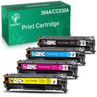 GREENSKY Remanufactured Toner Cartridge Replacement for HP 304A CC530AD CC531A for HP Color Laserjet CP2025N CP2025DN CP2025X CM2320N MFP CM2320NF MFP CM2320FXI MFP Printer (4 Pack)