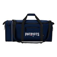 NFL New England Patriots NFL Steal Duffel, Navy, Measures 28" in Length, 11" in Width & 12" in Height