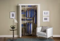 Rubbermaid 3-to-5-Foot Expandable Wardrobe Organizer, White (3D1000WHT)