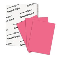 Springhill Colored Paper, Cardstock Paper, Cherry Paper, 110lb, 199 gsm, 8.5 x 11, 1 Ream / 250 Sheets - Index Card Stock, Thick Paper (075300R)
