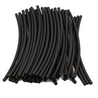Yongcun Heat Shrink Tubing Wire Wrap Waterproof Cable Sleeve 3:1 Black 125 C 600V OD 3.2 mm Length 130 mm 50 PCS