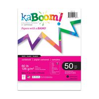 Kaboom White Card Stock, 8.5" x 11", 100 sheets