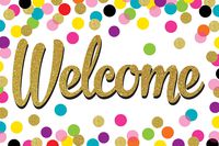 Teacher Created Resources Confetti Welcome Postcards (8894)