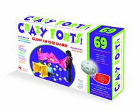 Everest Toys Crazy Forts, Glow in the Dark, 69 pieces