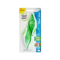 Paper Mate Liquid Paper DryLine Grip Correction Tape, Green , 2 Count