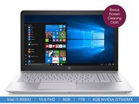 HP Pavilion i7-8550U FHD 15.6" Quad-Core 2018 Flagship Laptop | 4GB NVIDIA GT940MX | 8th Gen i7 CPU | DVD-RW | Backlit Keyboard | Windows 10 (8GB DDR4 | 2TB HDD)