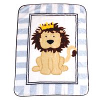 Luvable Friends Unisex Baby Plush High Pile Blanket, Lion, One Size