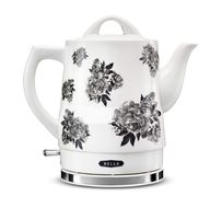 BELLA 14746 Electric Tea Kettle, 1.5 LITER, Black Floral