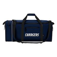 Officially Licensed NFL Los Angeles Chargers "Steal" Duffel Bag, BLue, 28" x 11" x 12"