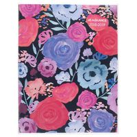 AT-A-GLANCE Academic Monthly Planner, July 2018 - June 2019, 8-1/2" x 11", Midnight Rose (1101-091A)