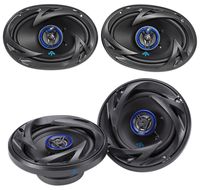 (2) Autotek ATS693 6x9" 800 Watt Car Speakers+(2) ATS525CX 5.25" 500w Speakers