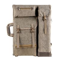 Transon Art Portfolio Case Artist Backpack Canvas Bag Large 26" x 19.5" Khaki Color