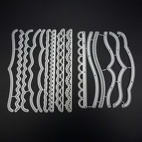 15 Pcs Metal Embossing Lace Cutting Dies Stencils Scrapbooking Dies Cuts for DIY Crafts, New Year, Wedding, Valentine's, Present Greeting Cards Albums by SKYCOOOOL