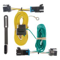 CURT 55540 Vehicle-Side Custom 4-Pin Trailer Wiring Harness for Select Chevrolet Express, GMC Savana