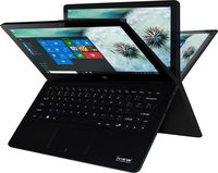 Maximus II Ultra-Slim 11.6" Touch Screen, 1366 × 768 IPS High Resolution, Windows 10, Intel Atom Quad Core Processor, Bay Trail Z3735F 1.33GHz up to 1.83GHz, 2GB/32GB 360° Convertible Laptop