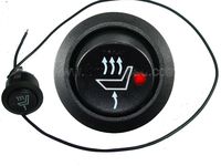 WATERCARBON Heated Seat Switch Round high / low 1PCS Universal Seat Heater Kit SWITCH