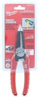 Milwaukee 48-22-3070 6 in 1 Combination Needle Nose Electrician's Pliers for Non-Metallic Wire w/ Onboard Bolt Cutting and Pipe Reaming Design