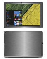 decalrus - Protective Decal for Acer Switch 5 SW512 (12.2" Screen) Tablet Titanium Texture Brushed Aluminum Skin Skins Decal for case Cover wrap BAacerSwitch5_sw512Titanium