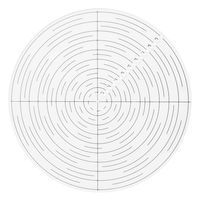 10" Round Center Finder Compass Clear Acrylic for Drawing Circles, Lathe Work and Woodturners. Ideal For Locating Center on Logs and General Stock Pieces Works Well on Round and Square Stock